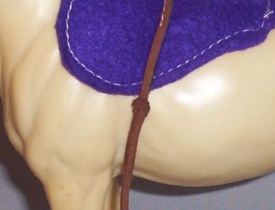 Purple Bareback & Bridle